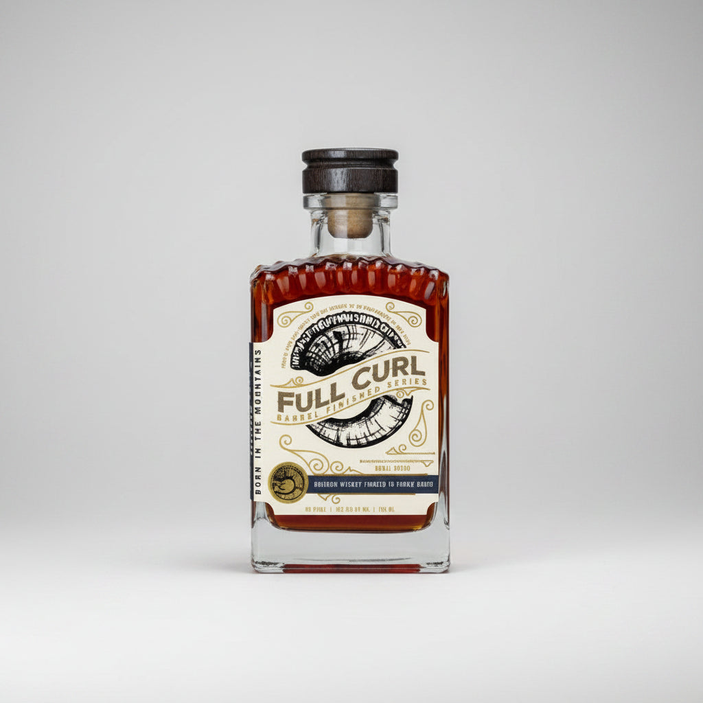 Full Curl Barrel Finished Series Small Batch Bourbon Whiskey in Port Casks 750 ml