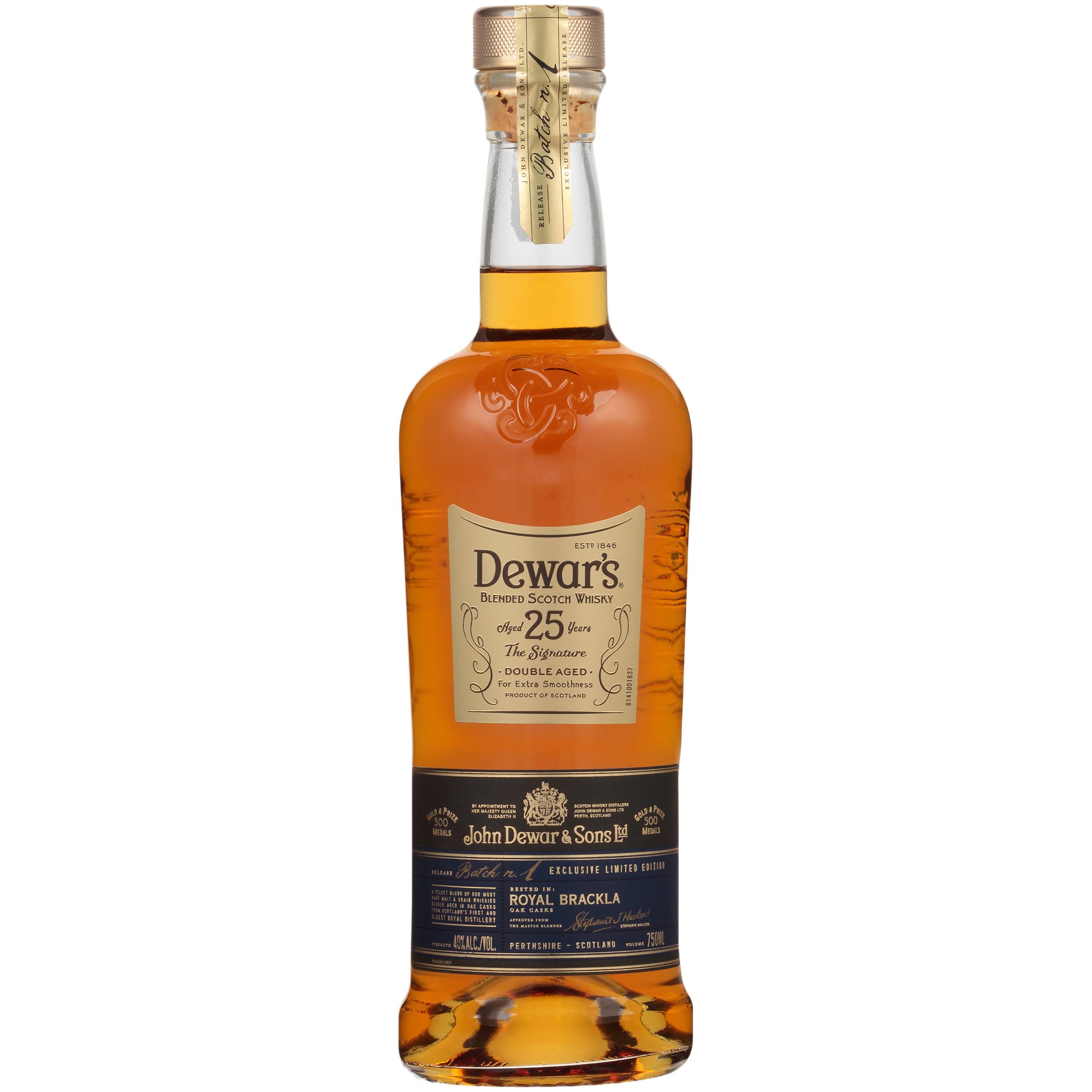 Dewars Signature 25 Year 750 ml - Captain Caskwell