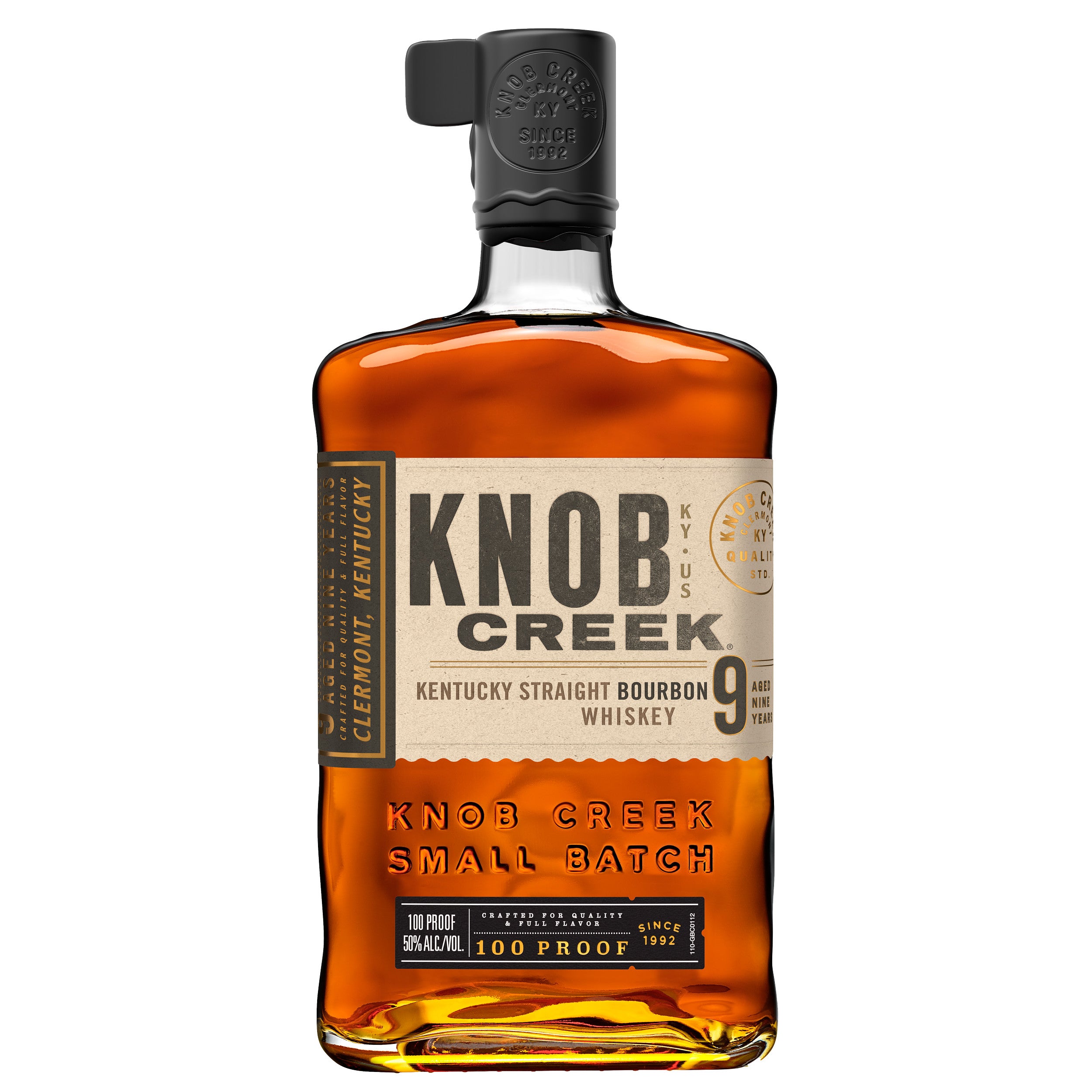Knob Creek Straight Bourbon 100proof 9 year 750 ml - Captain Caskwell