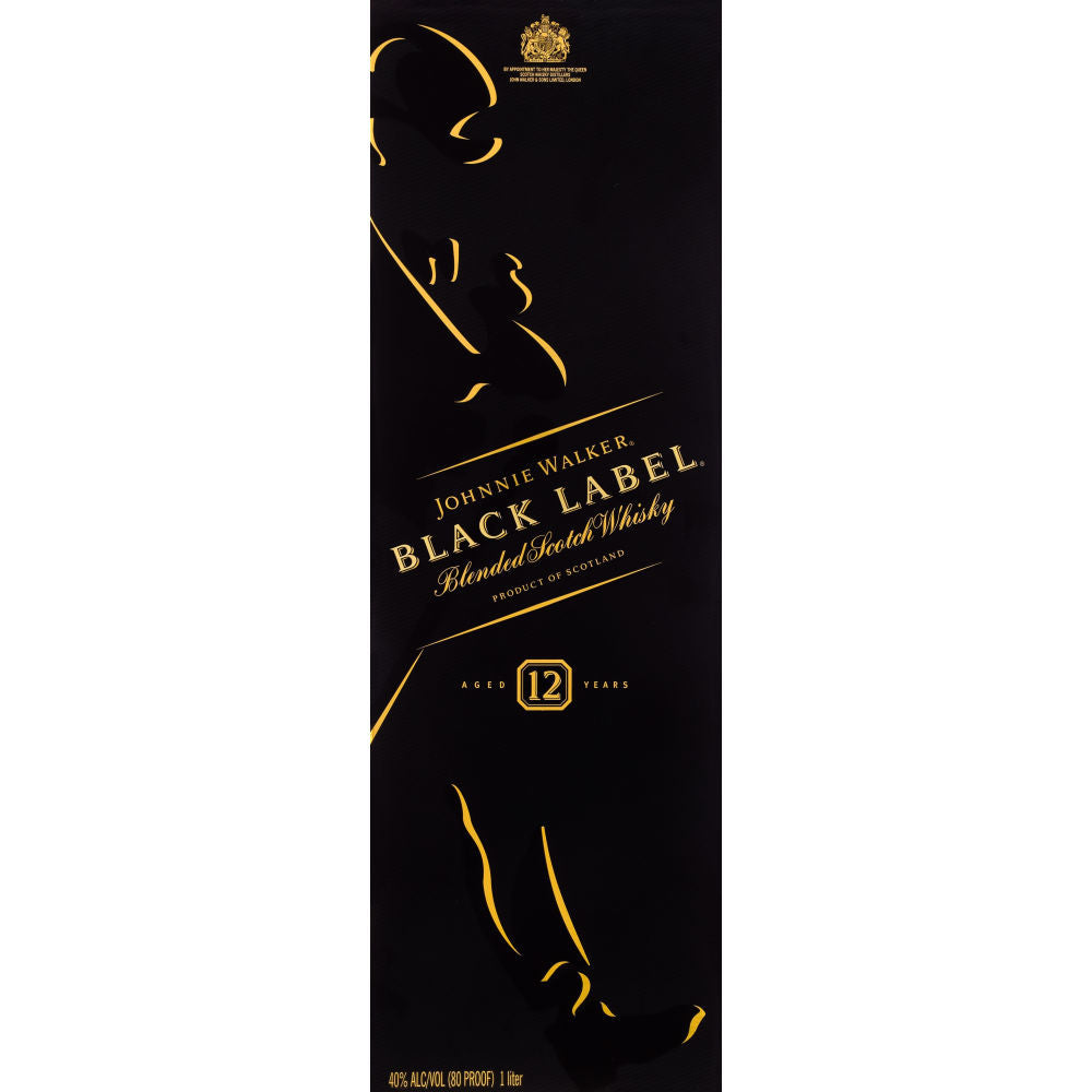 Johnnie Walker Black Label 12 year 1 L - Captain Caskwell