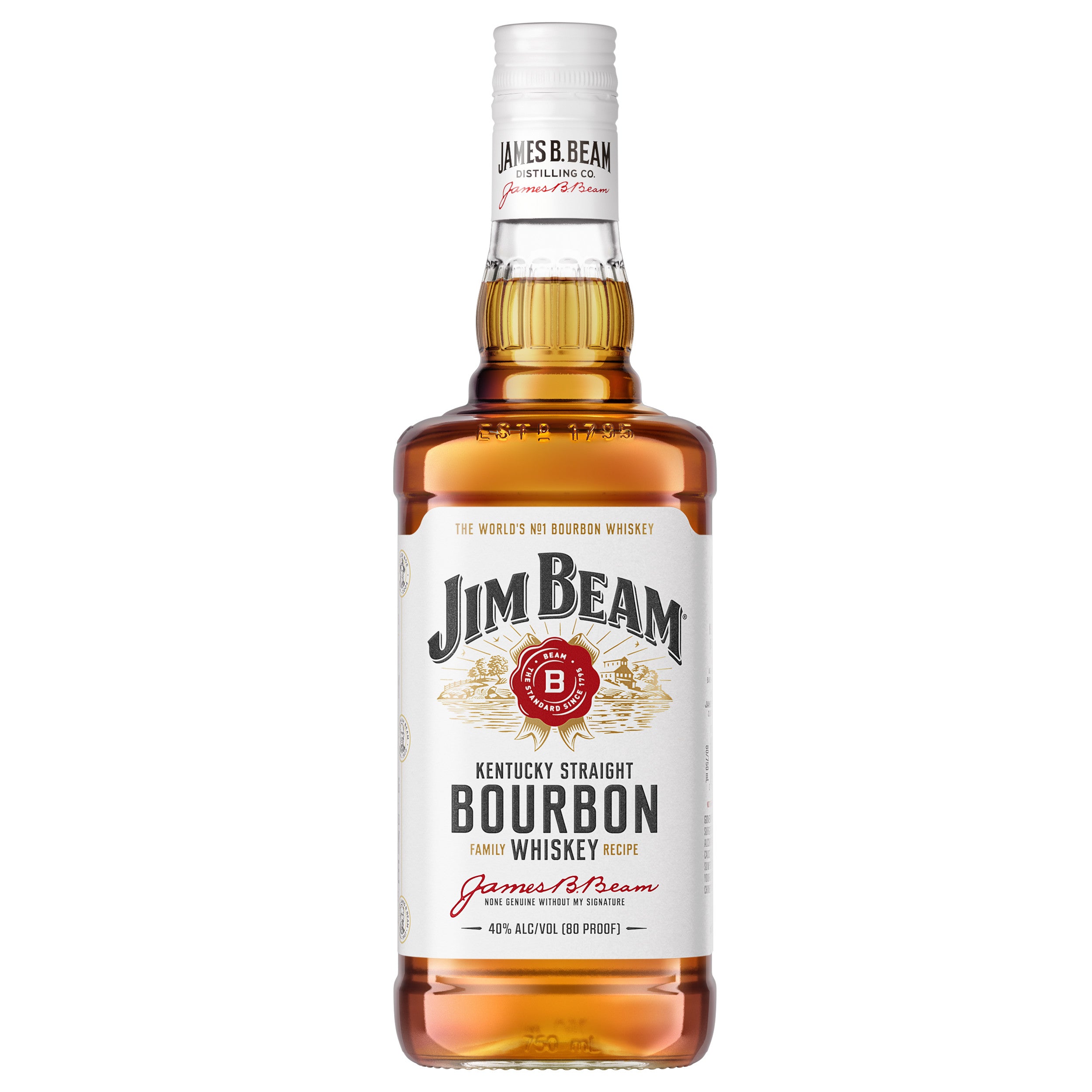 Jim Beam Straight Bourbon 750 ml - Captain Caskwell