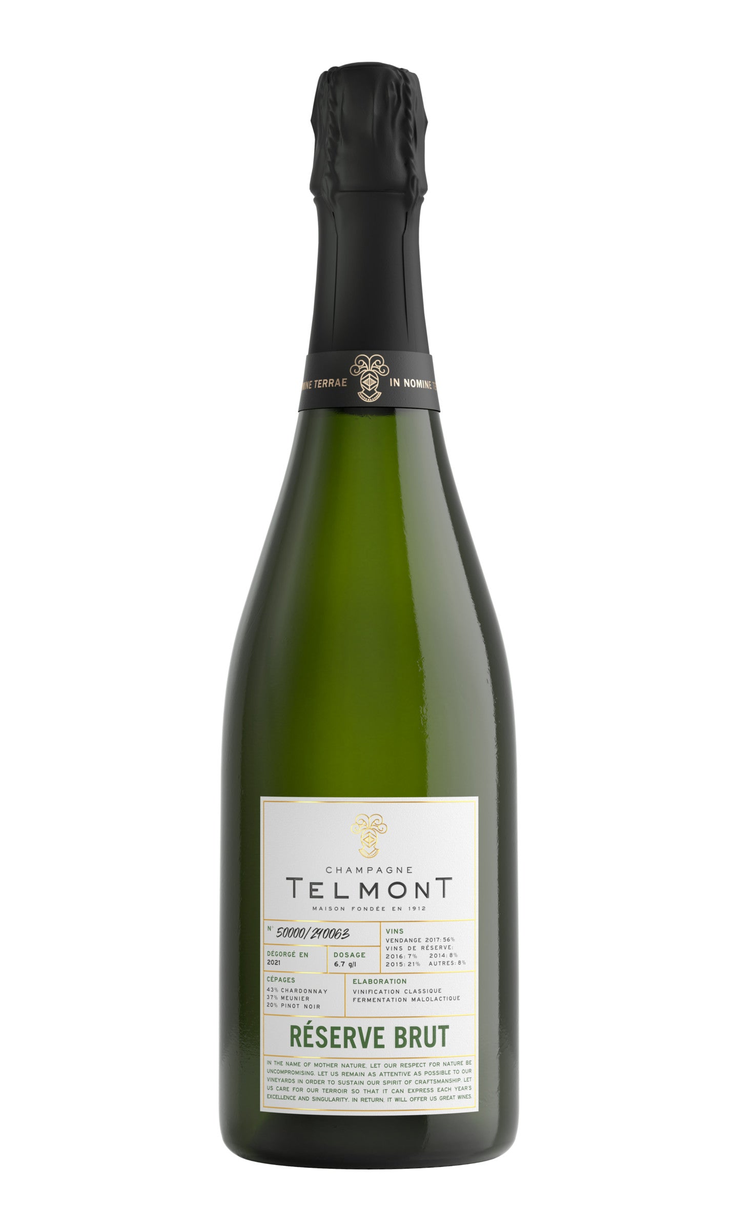 Telmont Reserve Brut 2021 750 ml - Captain Caskwell