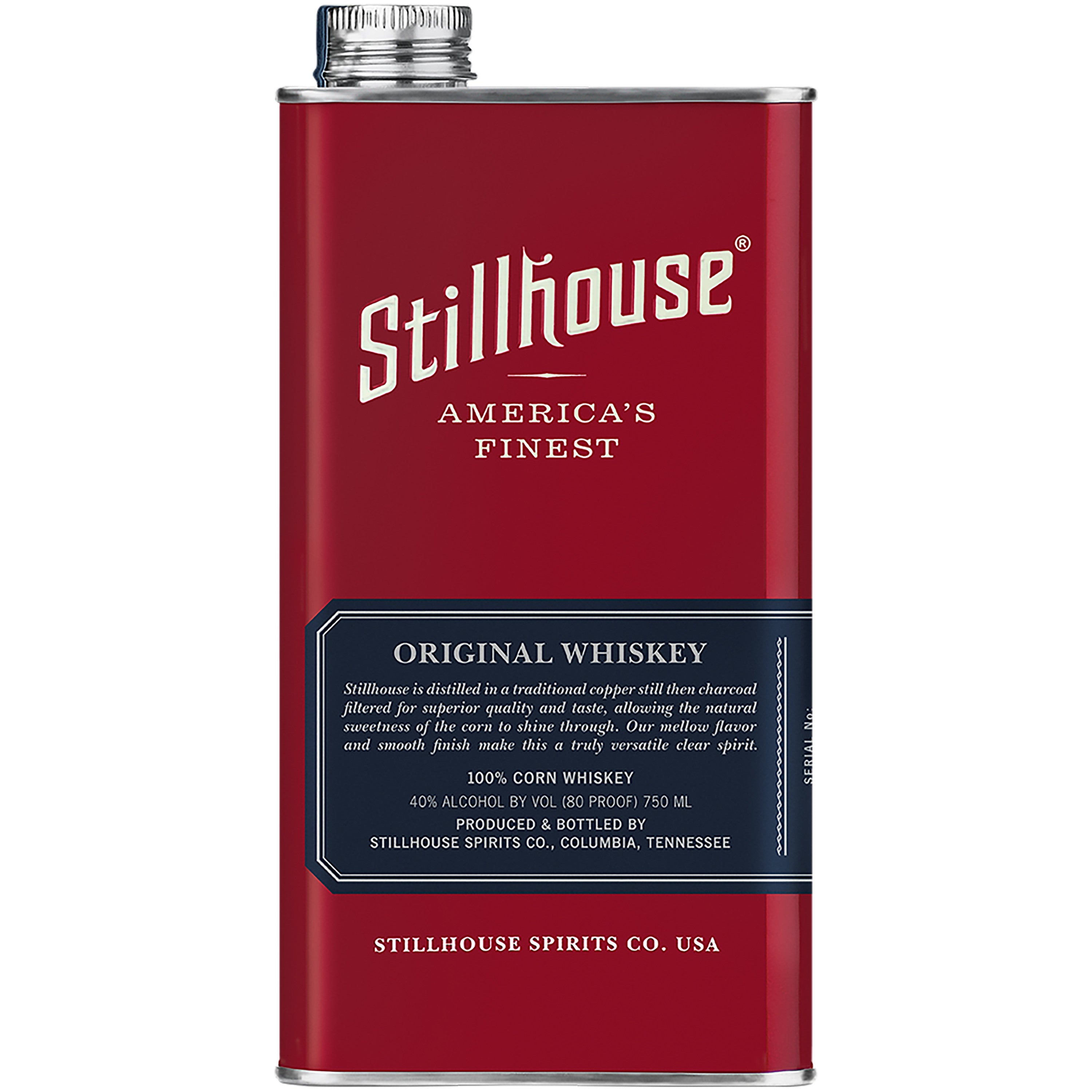 Stillhouse Orignial Moonshine can 80 750 ml - Captain Caskwell