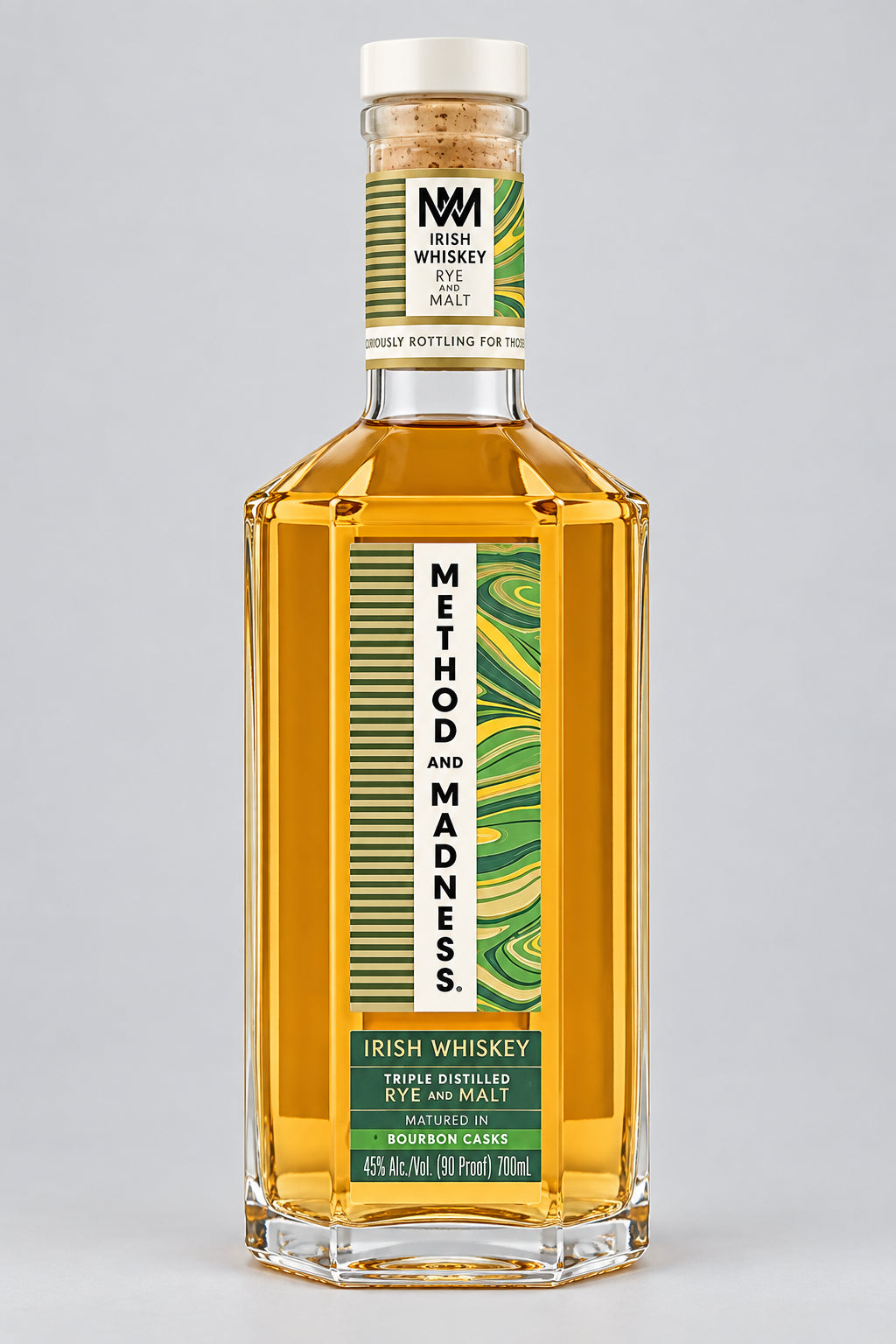 Method and Madness Tripled Distilled Rye and Malt 92 Proof 700 ml
