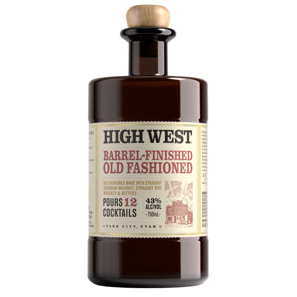High West Old Fashioned Barrel Finished Cocktail 750 ml - Captain Caskwell