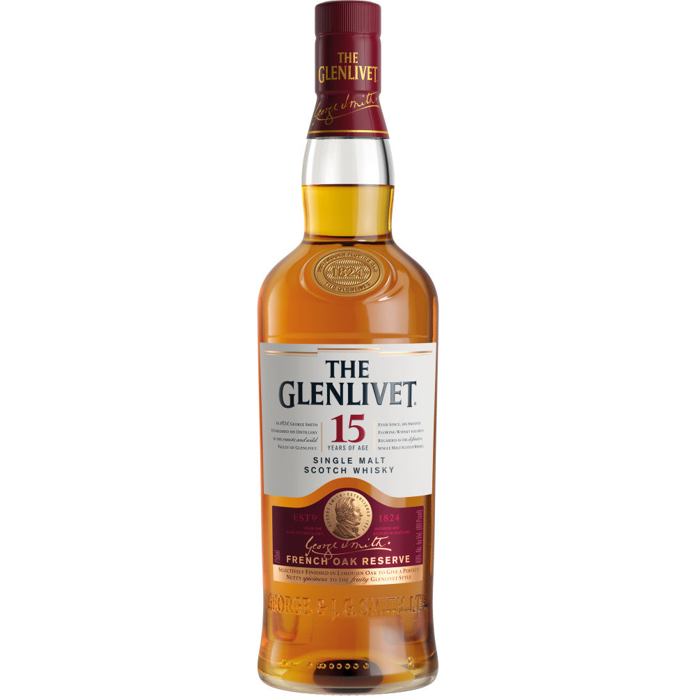 The Glenlivet 15 Years Single Malt Scotch 750 ml - Captain Caskwell
