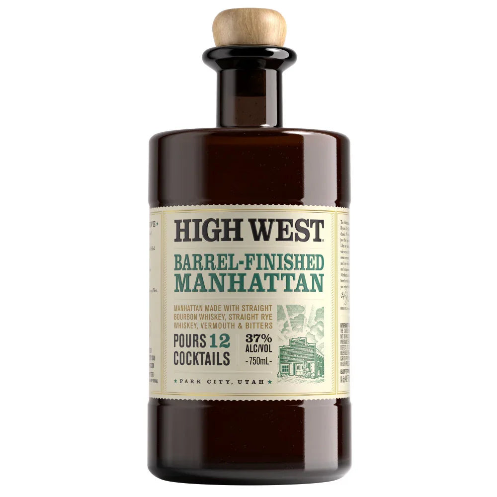 High West Manhattan Barrel Finished Cocktail 750 ml - Captain Caskwell