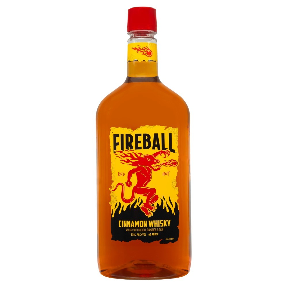 Fireball Cinnamon Flavored Whisky PET 1.75 L - Captain Caskwell