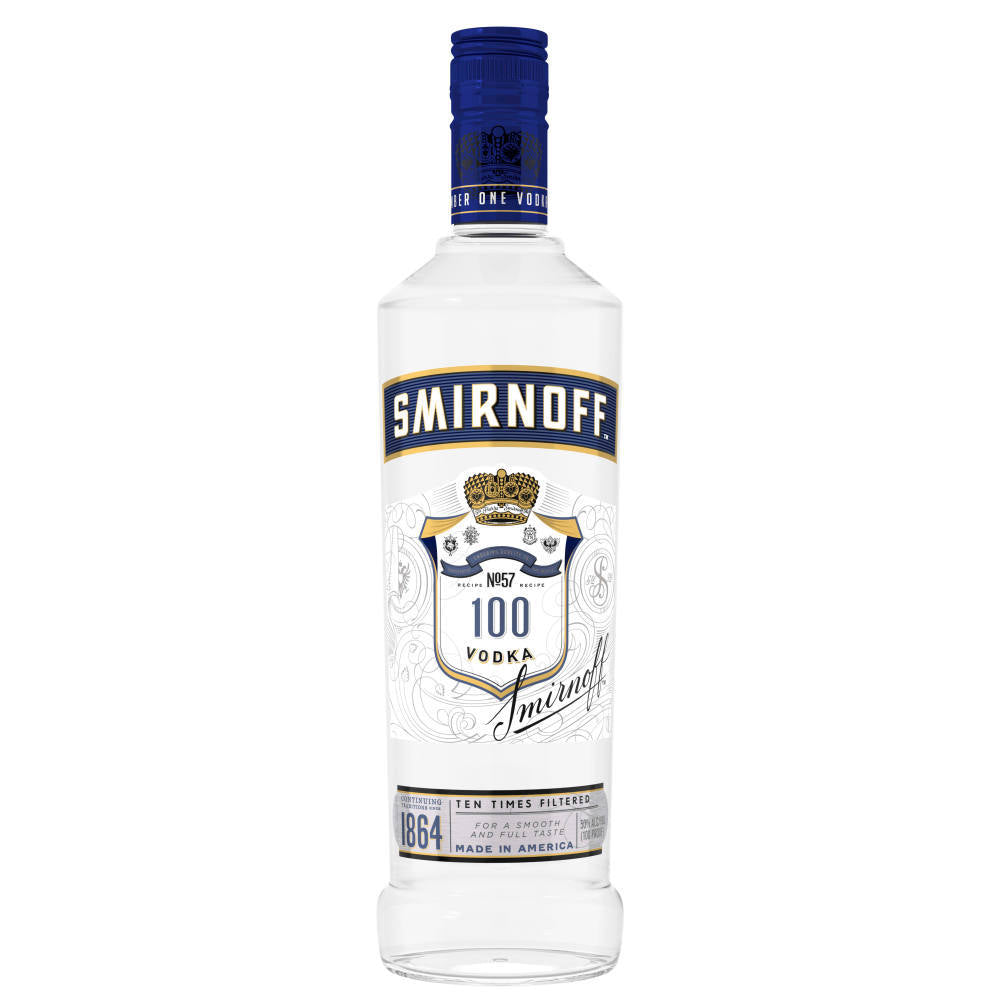 Smirnoff 100 Vodka 750 ml - Captain Caskwell