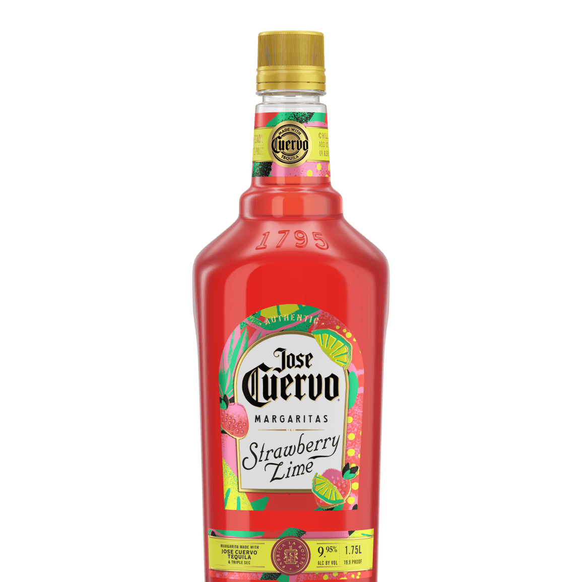 Jose Cuervo Authentics Strawberry Lime Margarita 1.75 L - Captain Caskwell