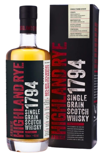 Arbikie 1794 Single Grain Highland Scotch Whiskey 2021 750ml - Captain Caskwell