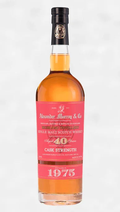 Alexander Murray & Co Highland Distillery Cask Strength Single Malt Scotch Whisky 40 year 750 ml