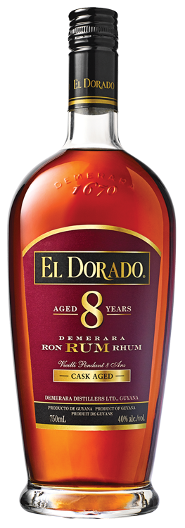 El Dorado Cask 8 year 80 - Captain Caskwell