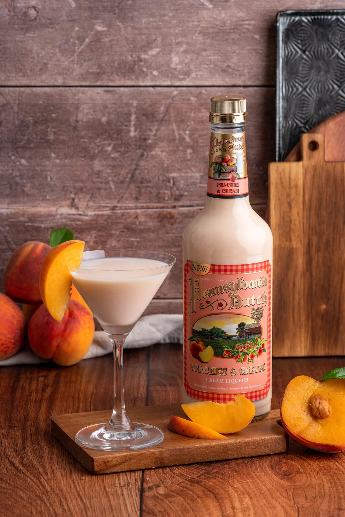 Pennsylvania Dutch Peaches and Cream Liqueur 750ml - Captain Caskwell