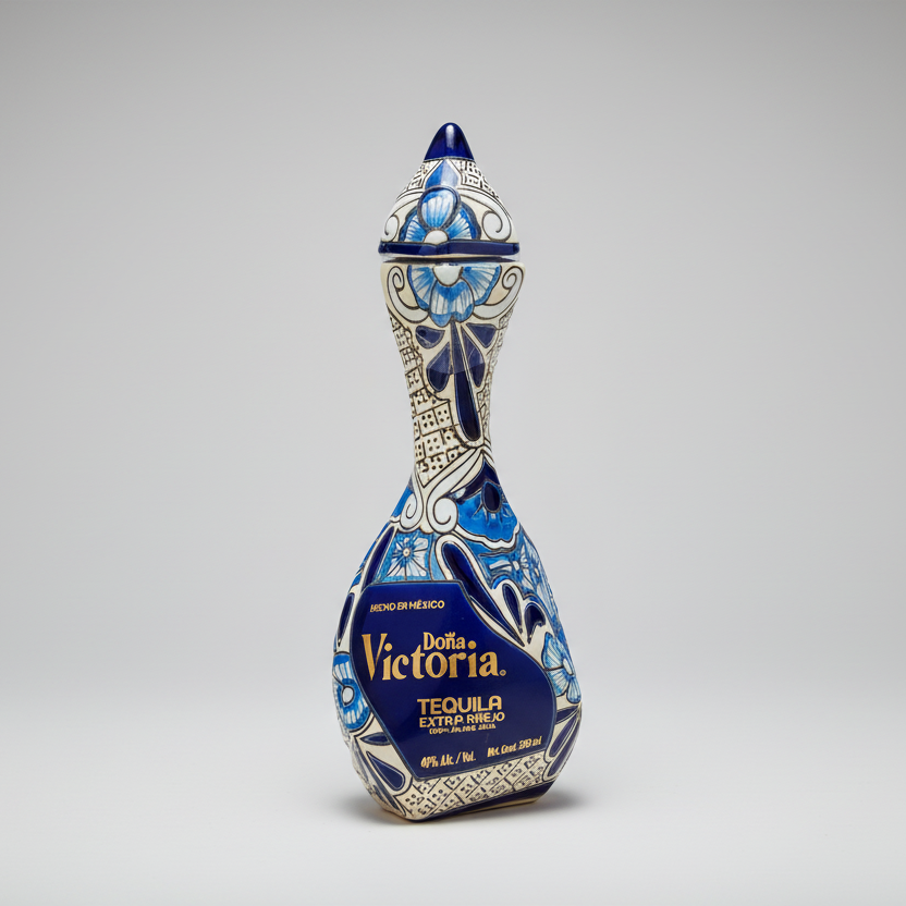 Buy Dona Victoria Tequila Extra Anejo Blue Bottle Online -Craft City