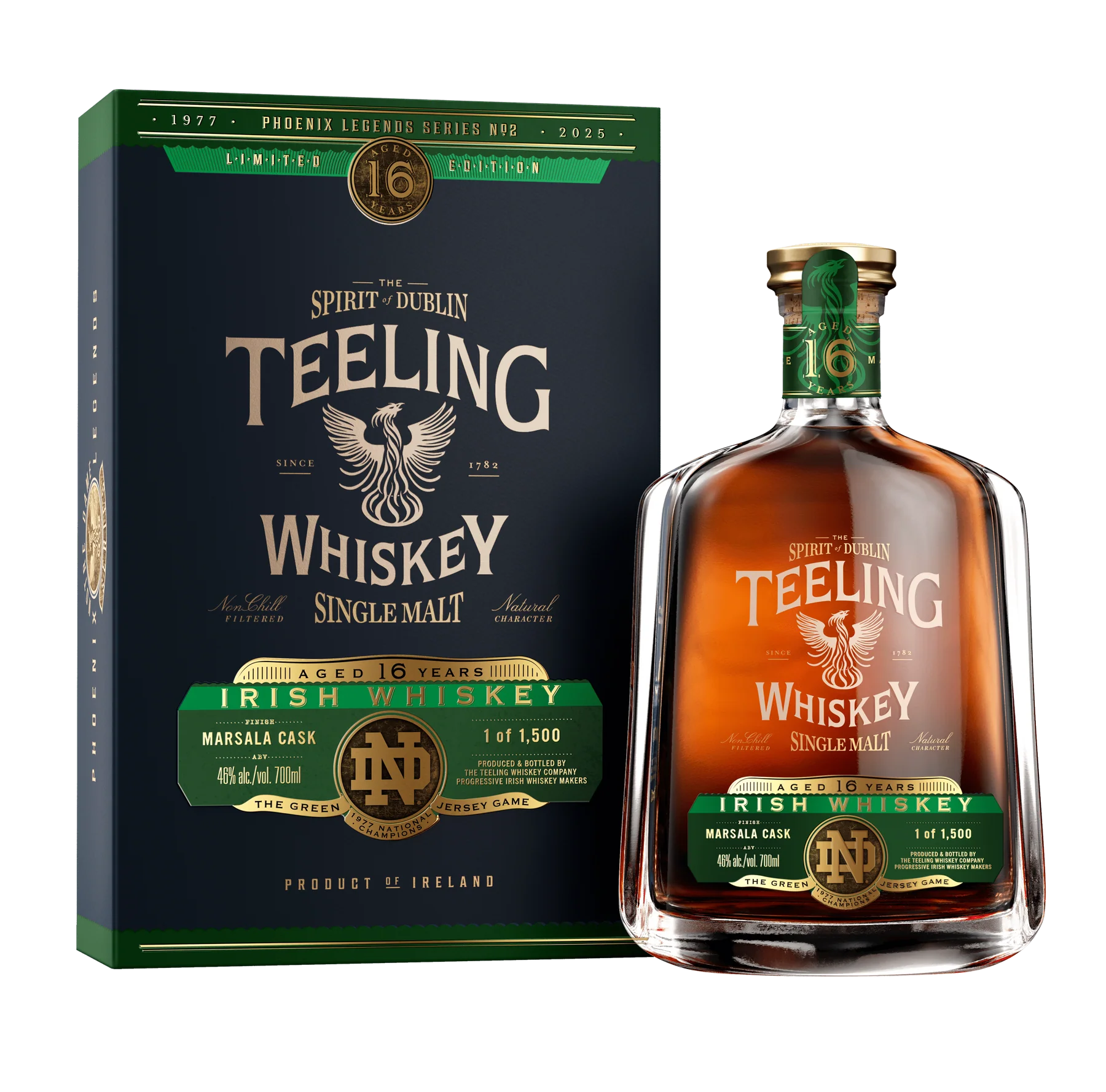 Teeling Notre Dame Phoenix Legends Series No. 02 16 Year Old