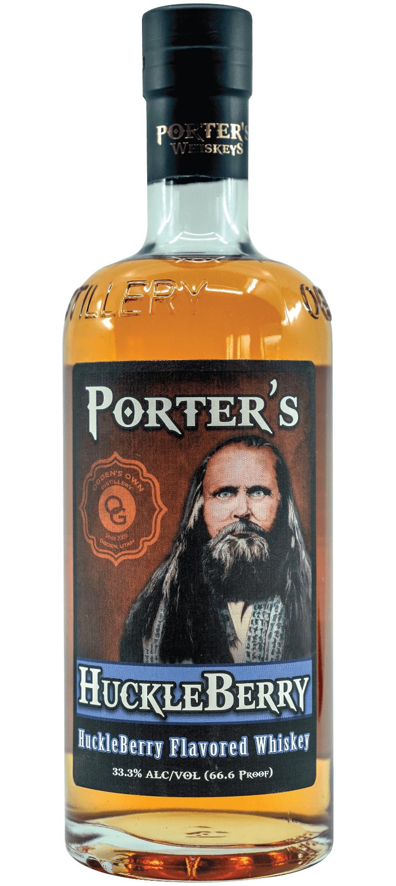 Porter's HuckleBerry Flavored Whiskey 750ml