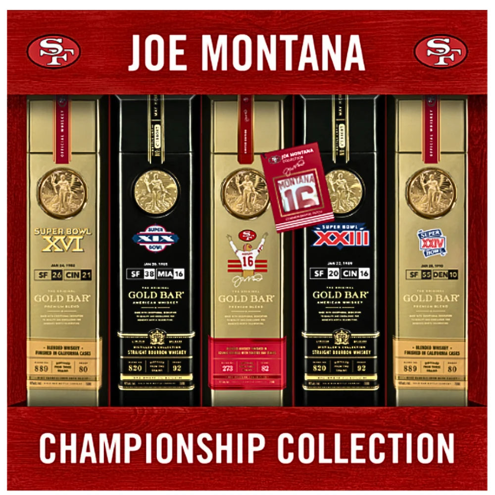 Gold Bar Joe Montana championship collection