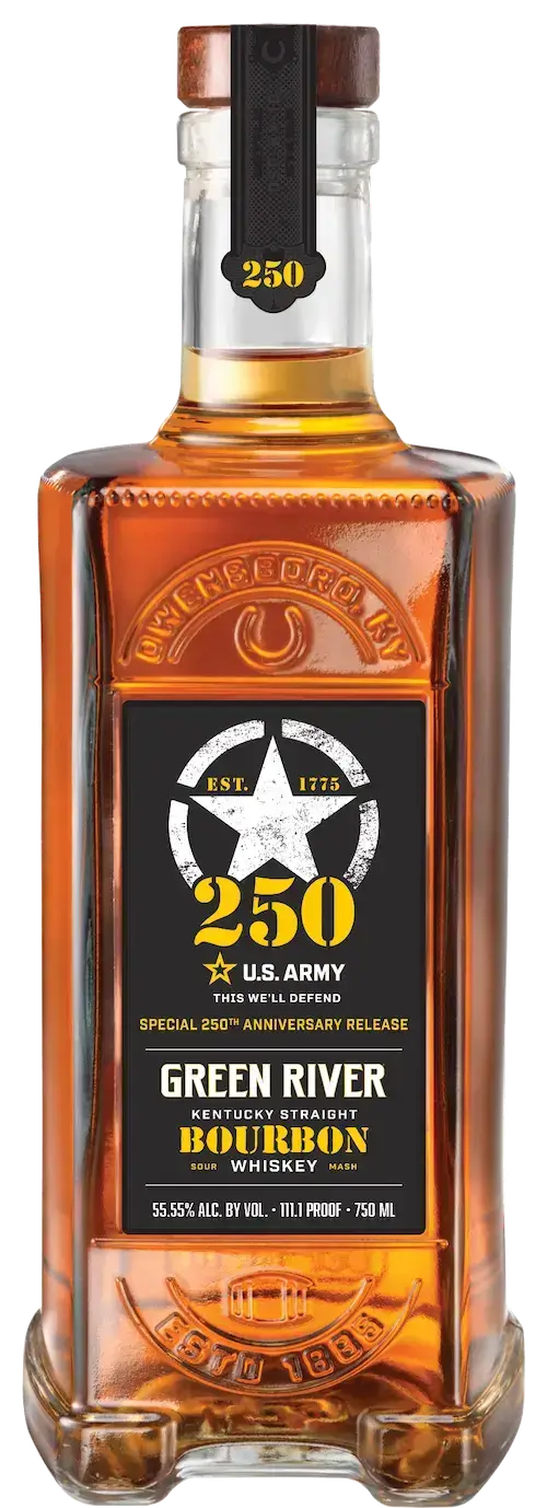 Green River Kentucky Straight Bourbon US Army 250th Anniversary Release 750 ml - Captain Caskwell