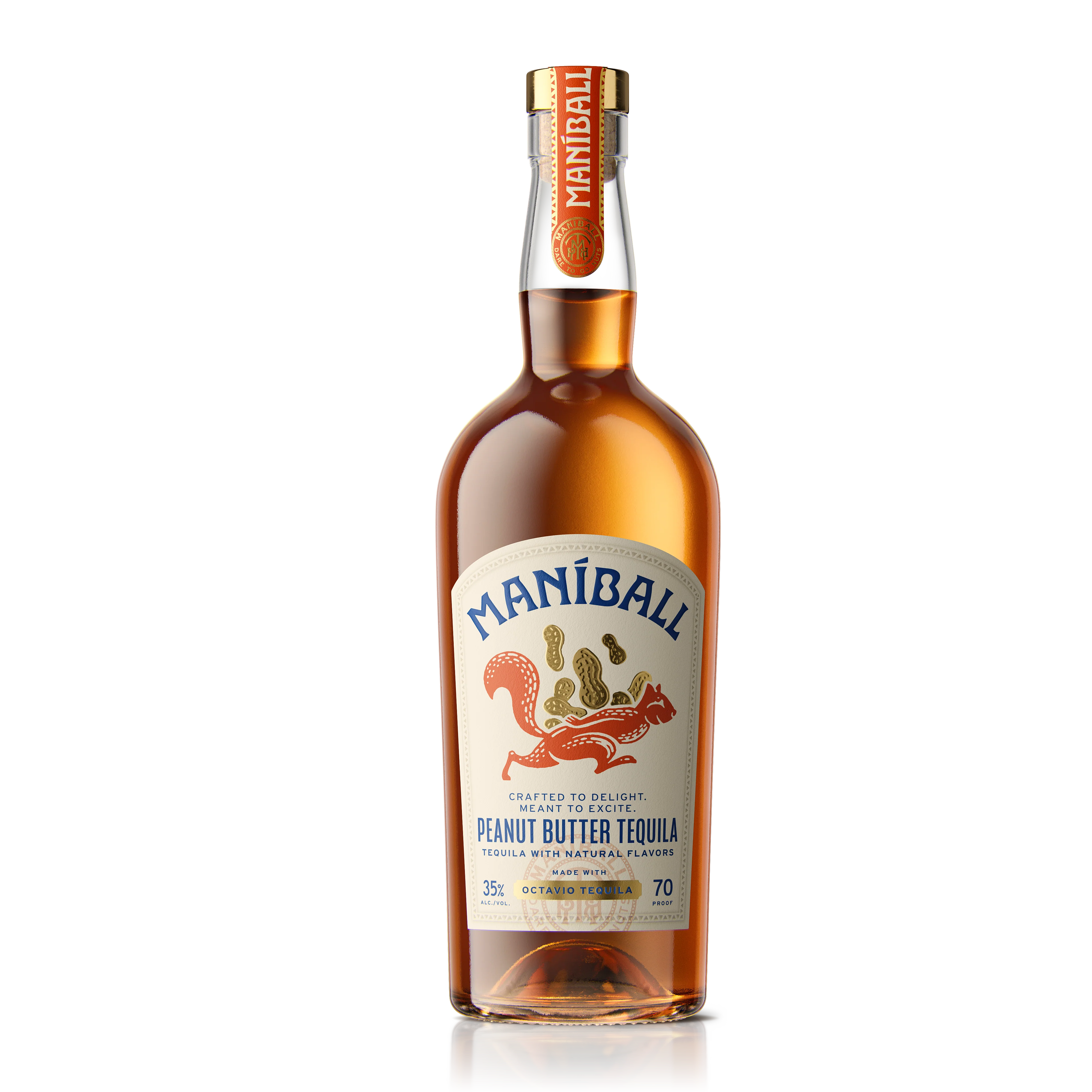 Maniball Peanut Butter Tequila 750 ml - Captain Caskwell