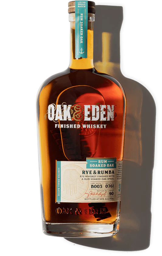 Oak & Eden Rye and Rumba 750 ml - Captain Caskwell