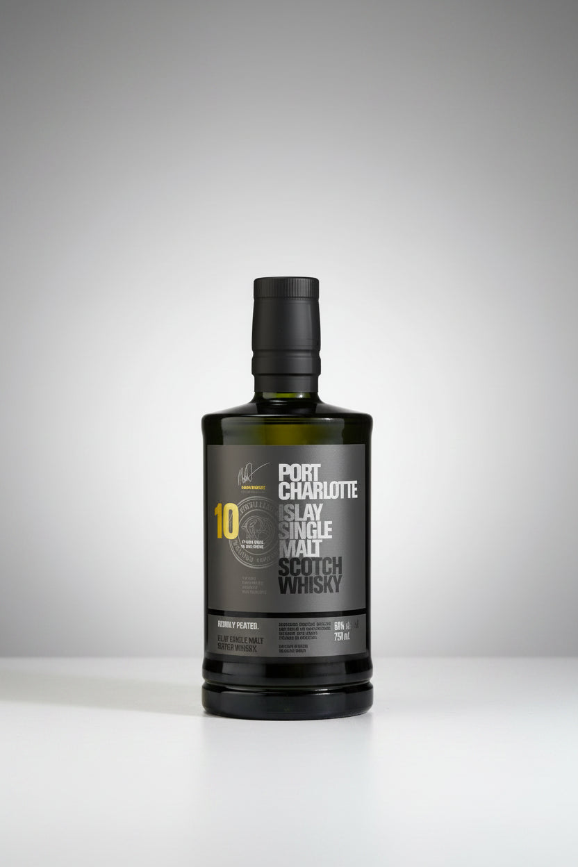Bruichladdich PORT CHARLOTTE HEAVILY PEATED SINGLE MALT SCOTCH WHISKEY 750 ML 750 ml