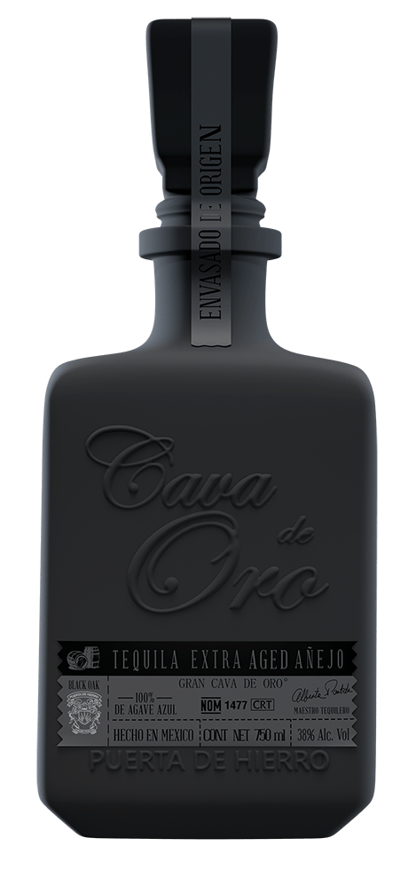 Cava De Oro Extra Aged Anejo Black Tequila 750ml - Captain Caskwell