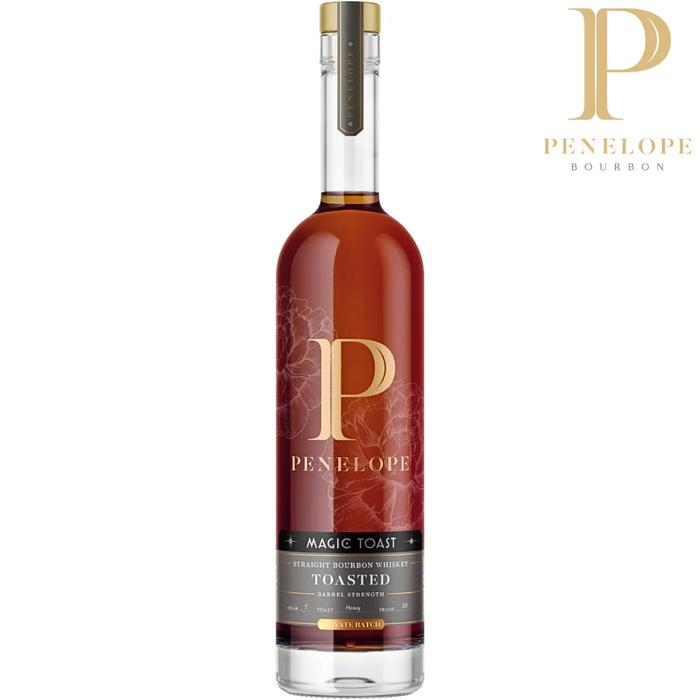 Penelope Magic Toast- Straight Bourbon Whiskey - Toasted Barrel Strength 750 ml