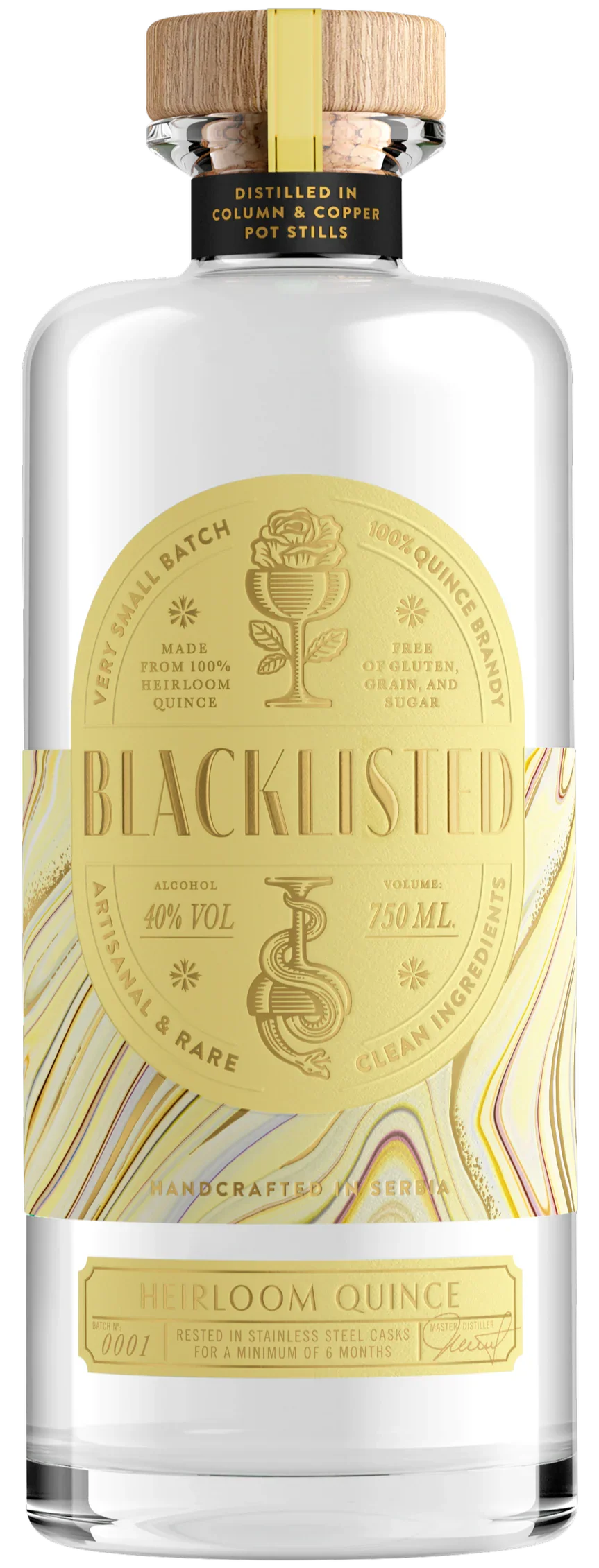 Blacklisted Brandy QUINCE 750 ml - Captain Caskwell
