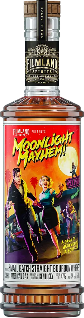 Filmland Spirits Moonlight Mayhem Small Batch Straight Bourbon Whiskey 750 ml - Captain Caskwell