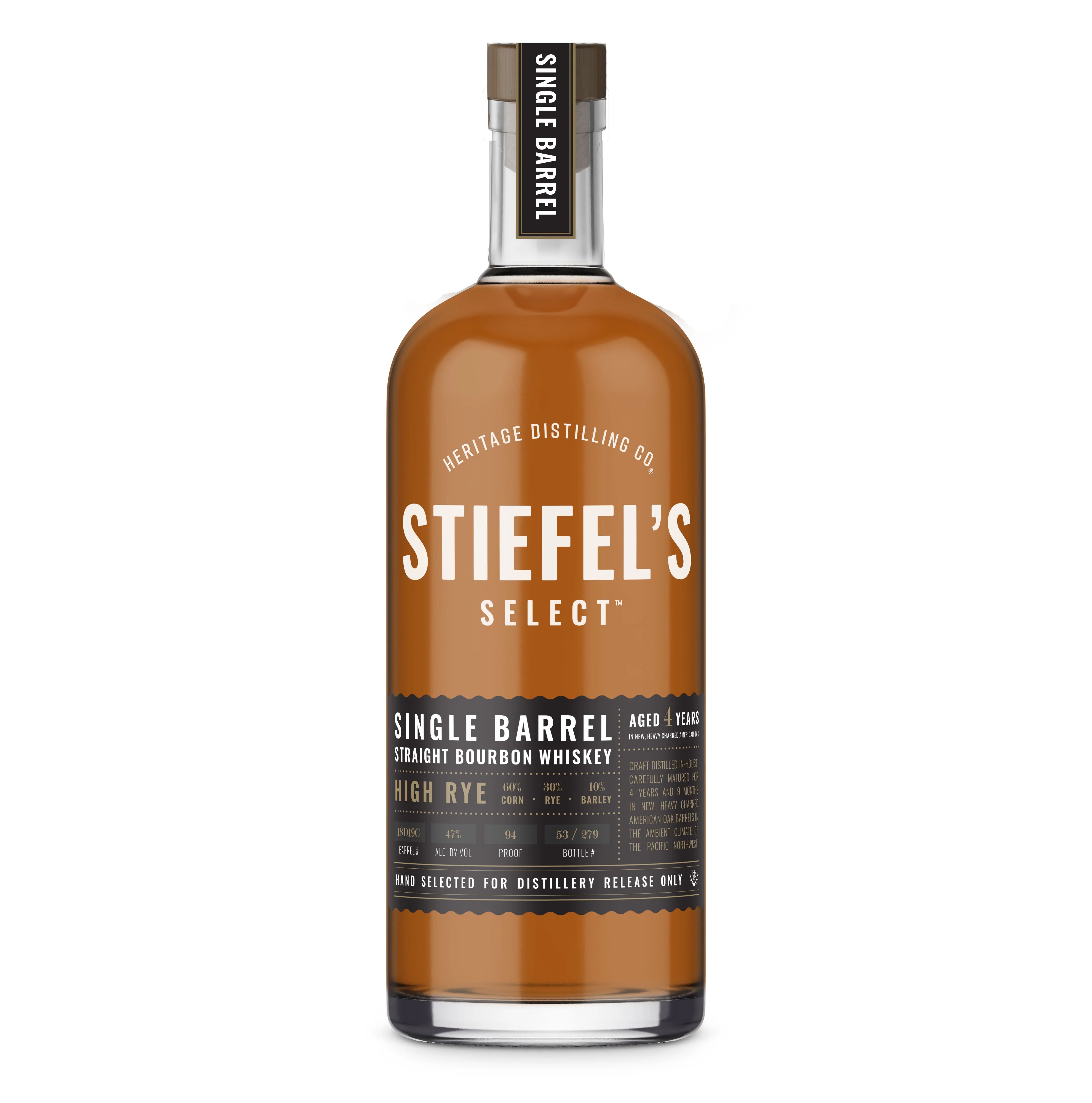 Stiefel's Select Single Barrel: High Rye Bourbon