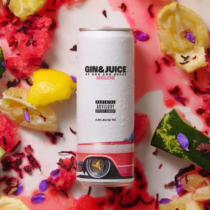 Gin and Juice Melon 4 pack 355ml - Captain Caskwell