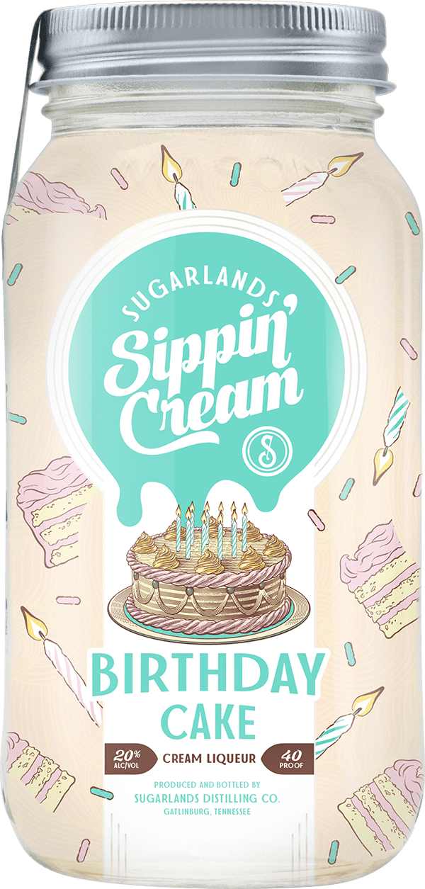 Sugarlands Birthday Cake Sippin Cream 750 ml - Captain Caskwell