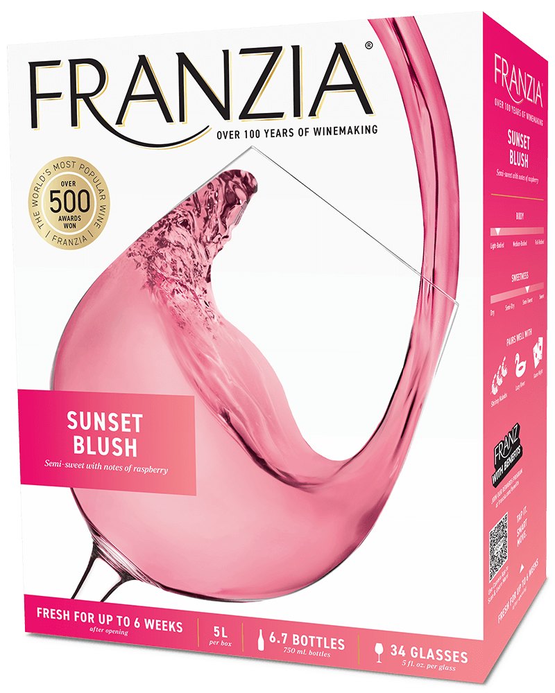 Franzia Sunset Blush 5 L - Captain Caskwell