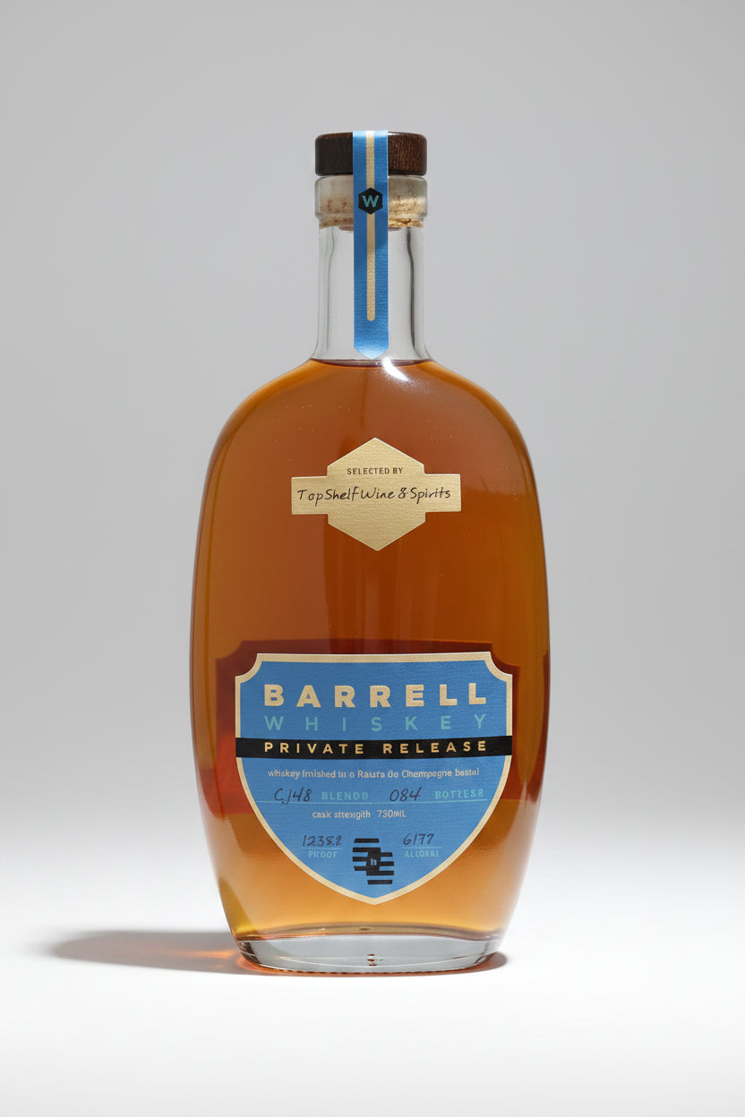 Top Shelf Barrell Craft Spirits Champagne Private Release 750ml