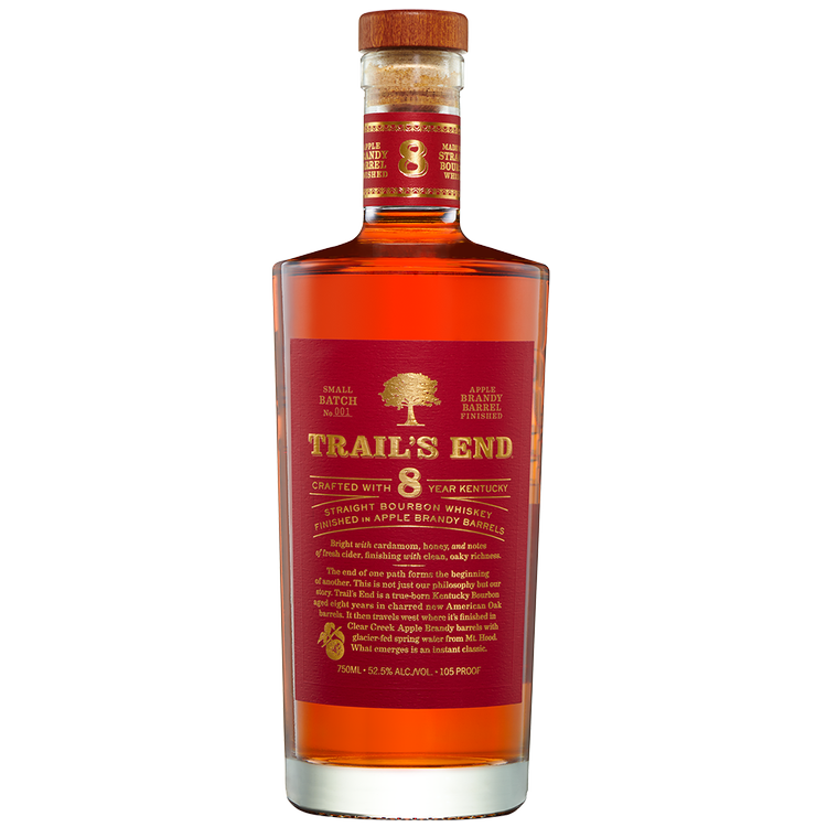 Trails End 8 Year Old Bourbon Finished in Apple Brandy Barrels 750ml - Captain Caskwell