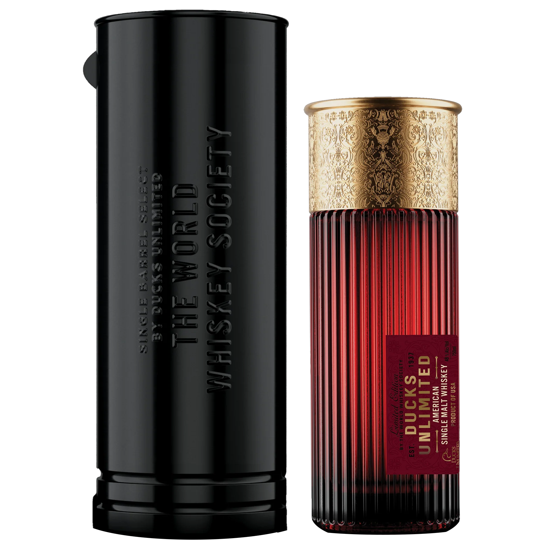 World Whiskey Society Ducks Unlimited American Single Malt 750 ML - Captain Caskwell