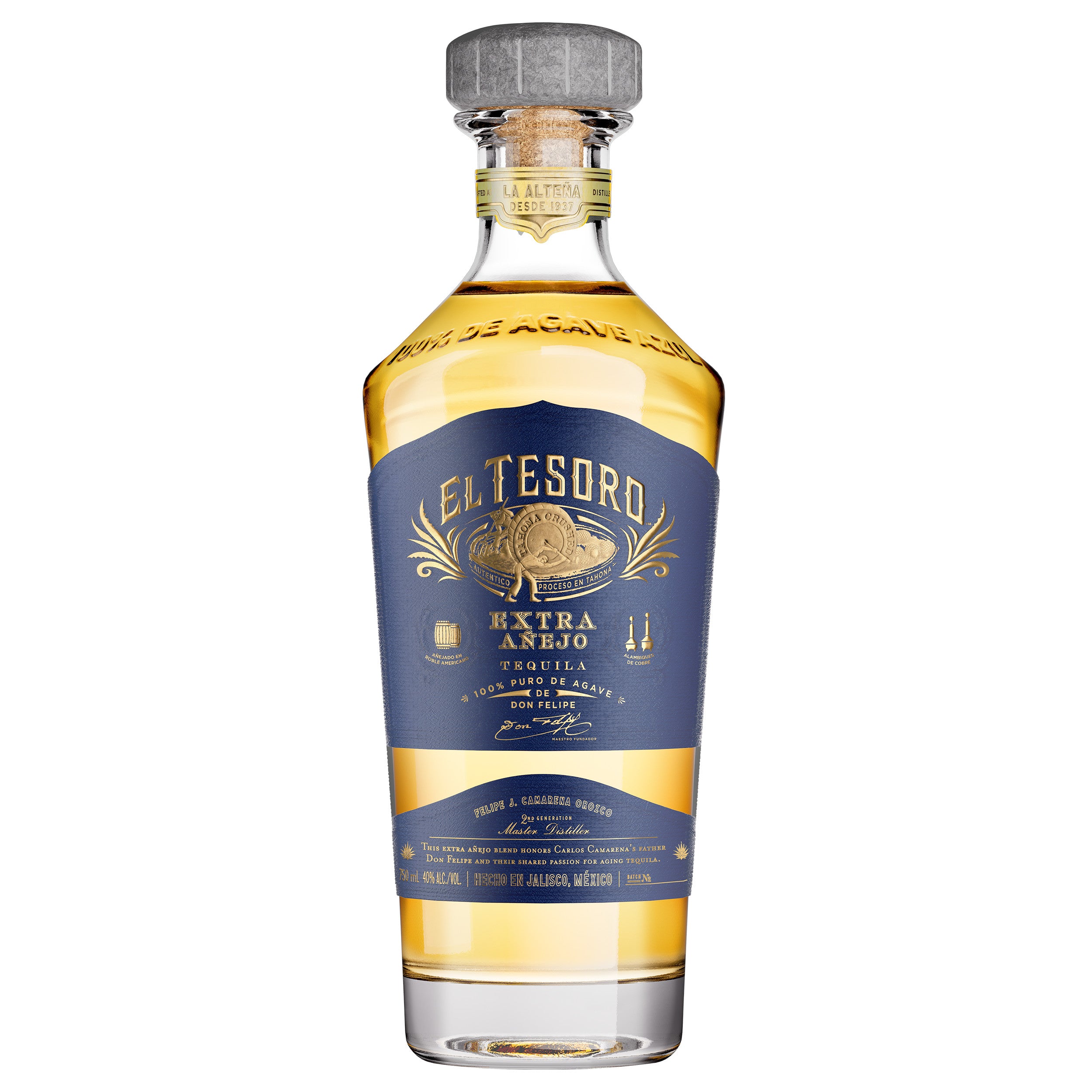 El Tesoro Extra Anejo Tequila 750 ml - Captain Caskwell