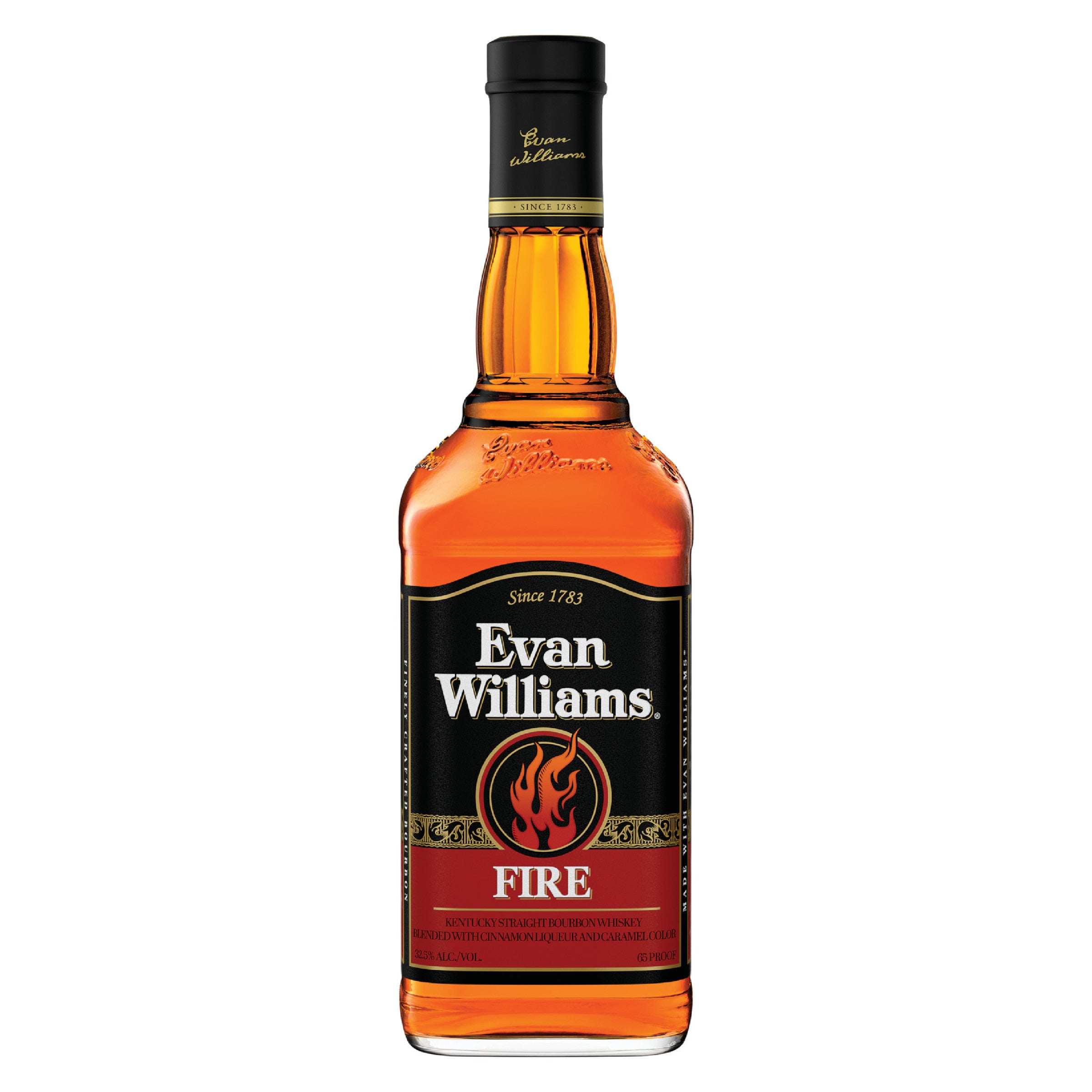 Evan Williams FIRE Kentucky Straight Bourbon Whiskey 750 ml - Captain Caskwell