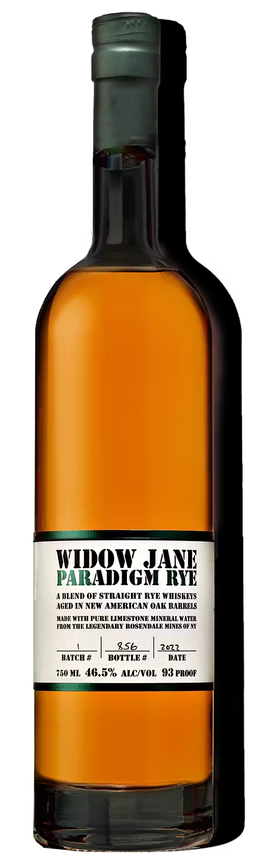 Widow Jane Paradigm Rye 750ml - Captain Caskwell