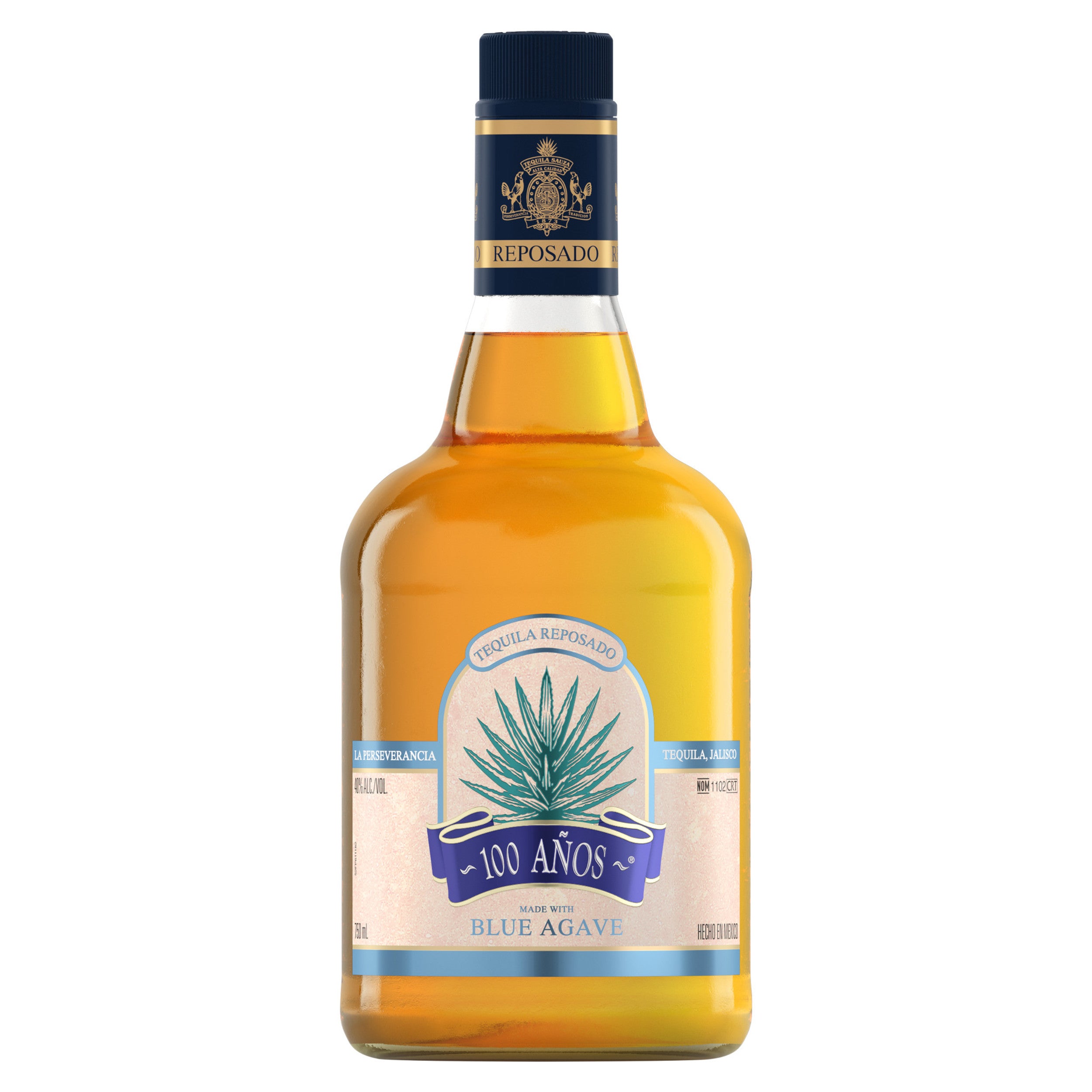 100 Años Blue Agave Tequila Reposado 750 ML - Captain Caskwell