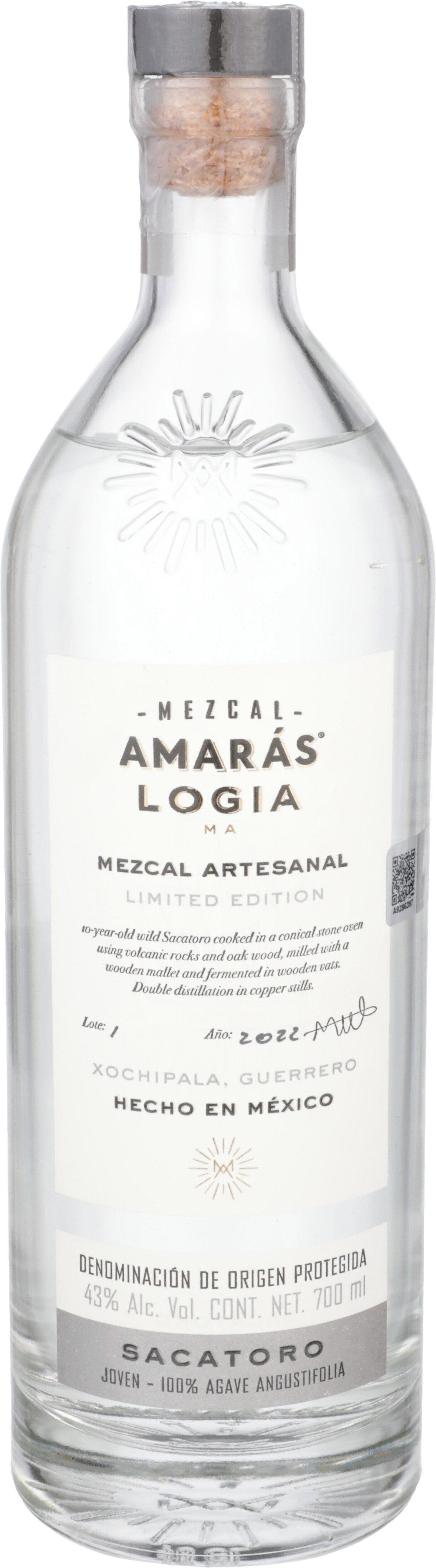Amaras Logia Limited Edition Sacatoro Joven 700 ml - Captain Caskwell