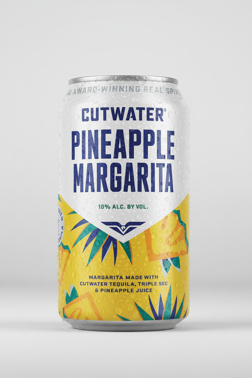 Cutwater Pineapple Margarita (4 Pack) 355 ML