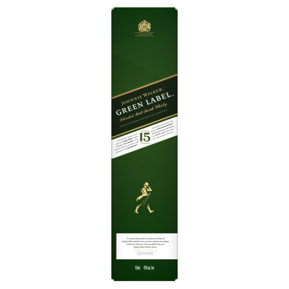 Johnnie Walker Green Label 15 Year 750 ml - Captain Caskwell