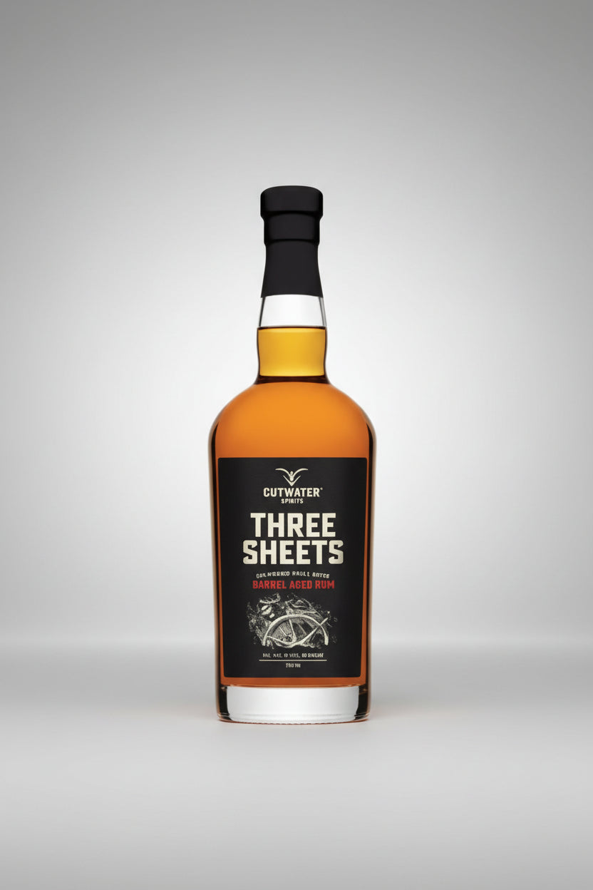 Cutwater Three Sheets Rum Barrel aged Rum 80 Proof 750 ml