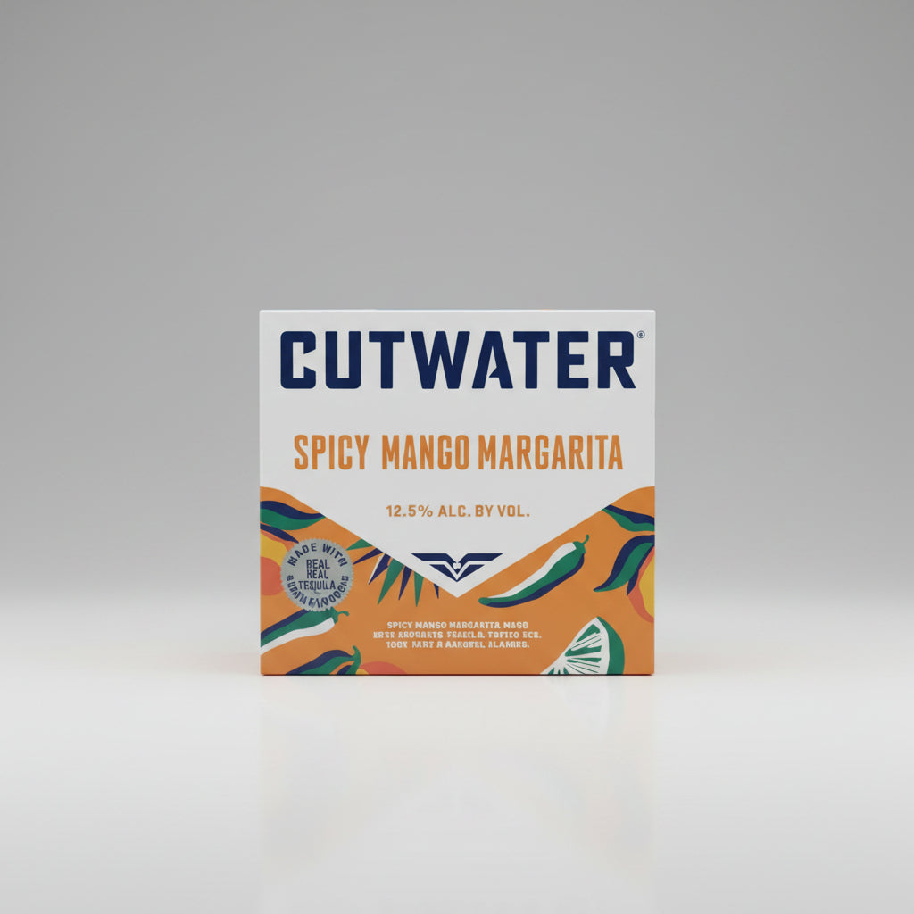 Cutwater Spicy Mango Margarita 4pk 355ml