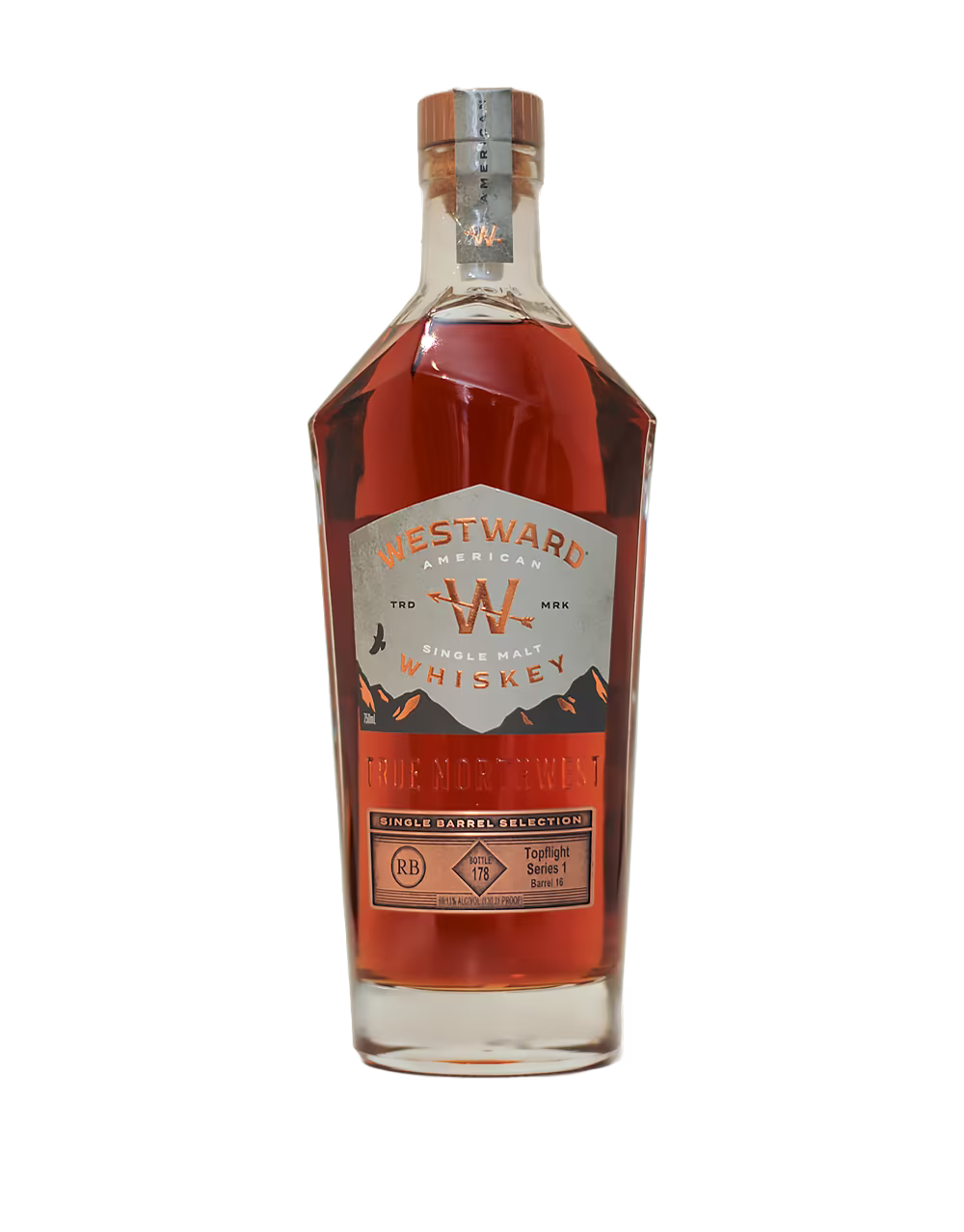 Westward American Single Malt Switchback Barrel S1B17 ReserveBar Topflight Series 750ml