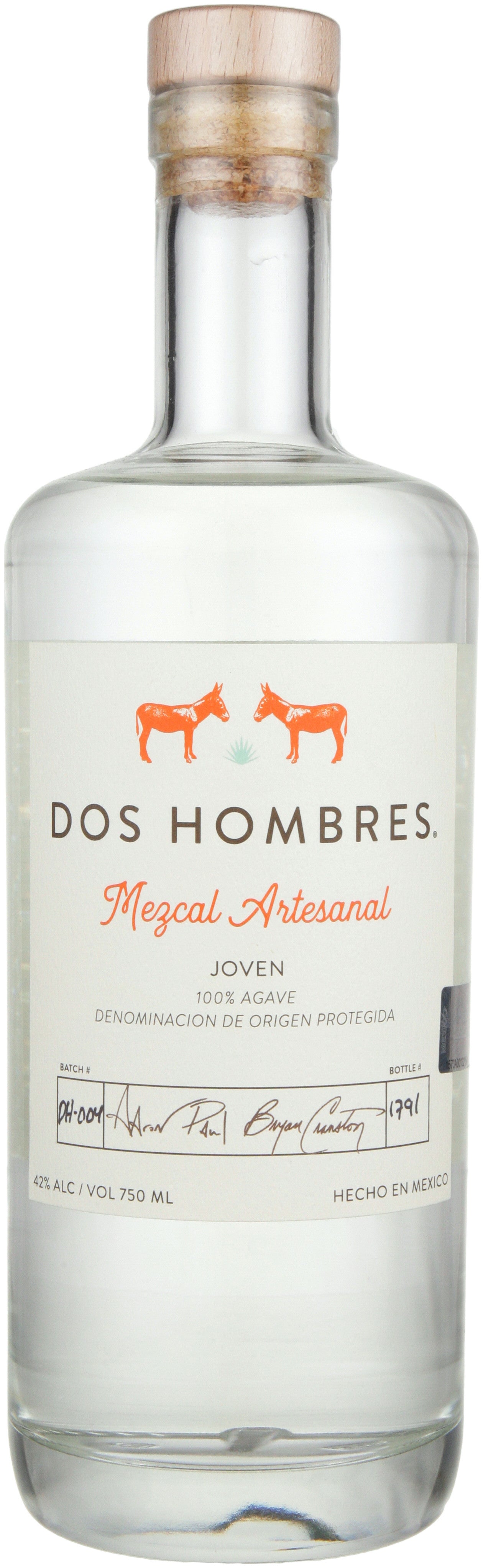 Dos Hombres Espadin Mezcal 750ml - Captain Caskwell