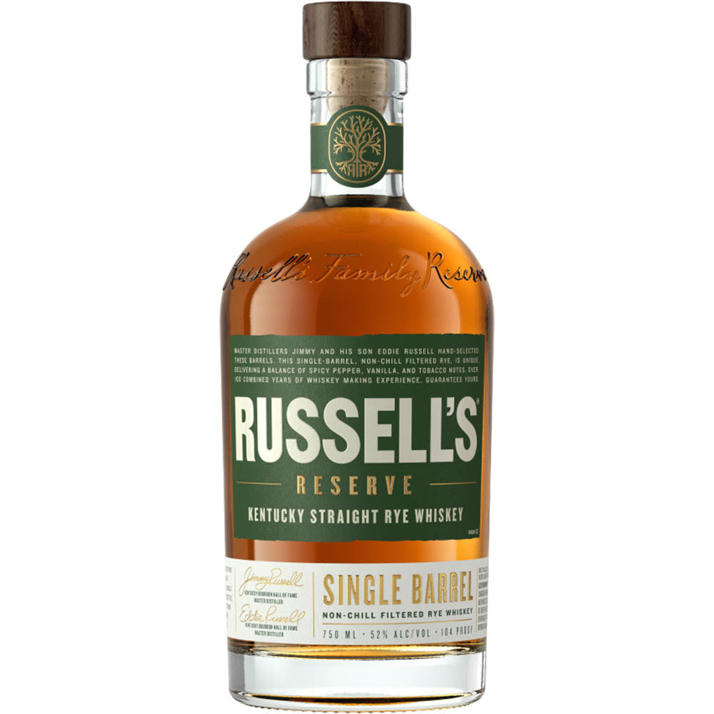 Russells Reserve Rye Single Barrel 750 ml - Captain Caskwell