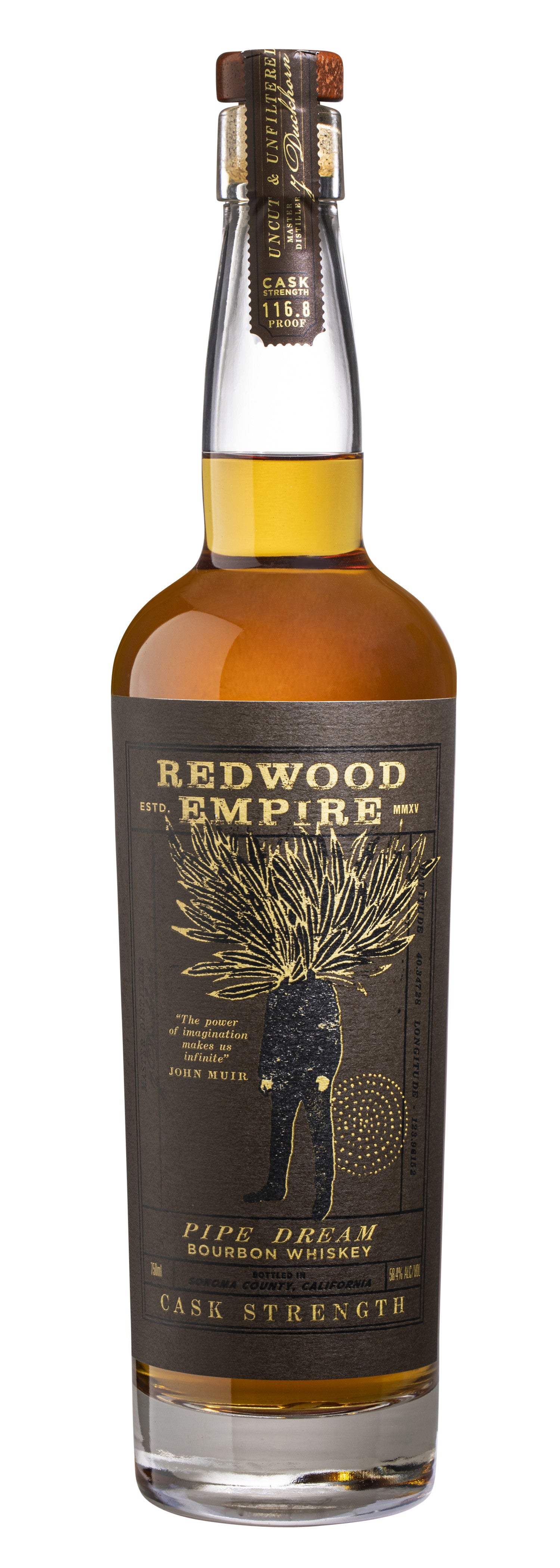 Redwood Empire Pipe Dream Bourbon Cask Strength 750 ml - Captain Caskwell